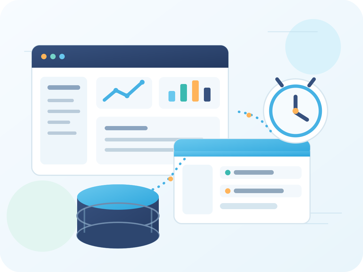 Applicazioni web, software desktop, database e attività schedulate